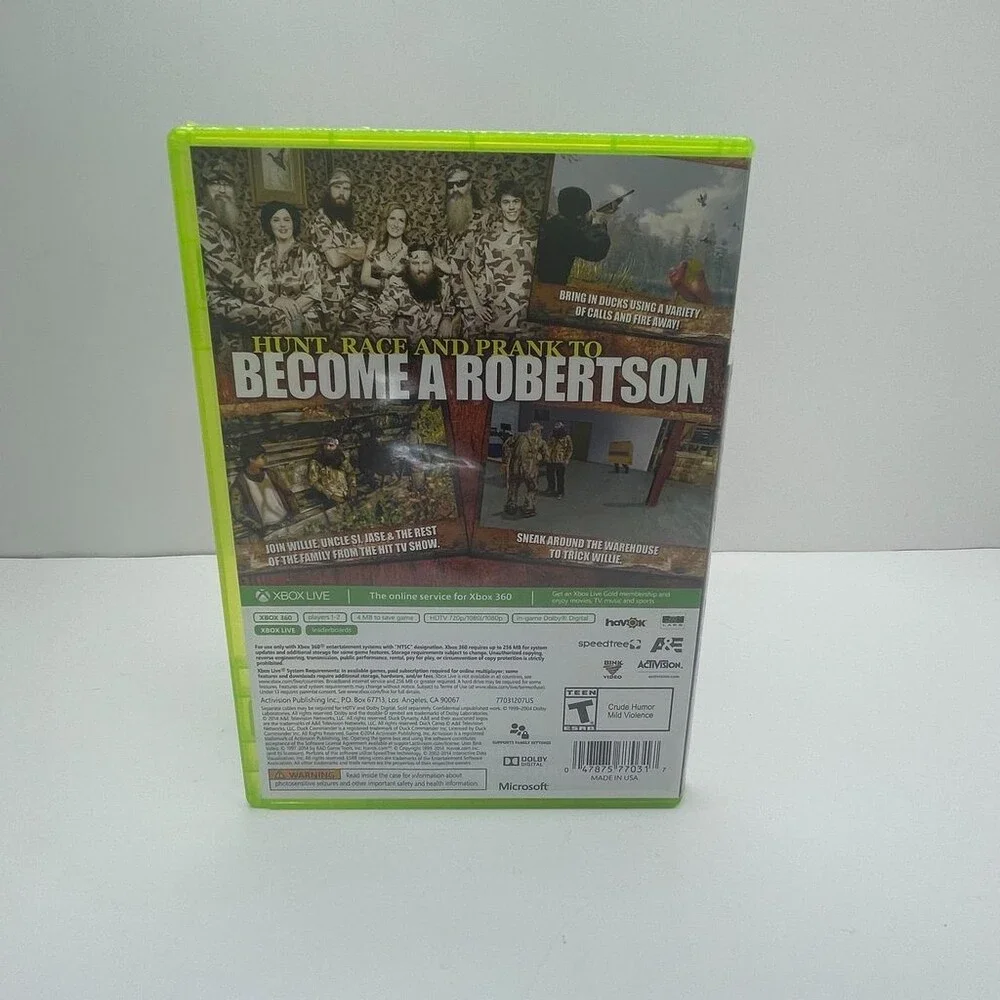 Duck Dynasty XB360 (Xbox 360, 2014) Activision No Manual